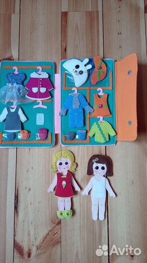 Игровой набор из фетра для девочек