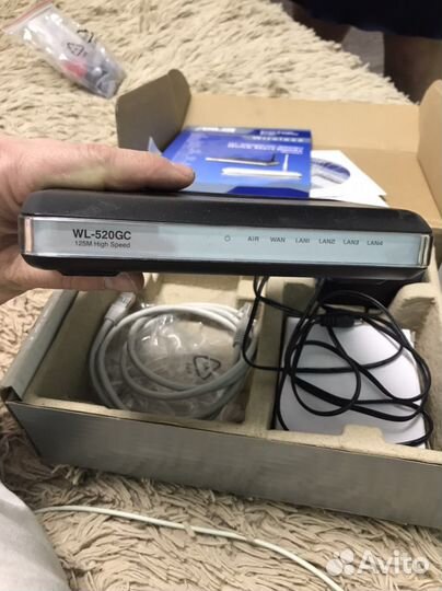 Wifi роутер asus wl520gc