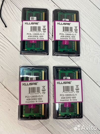 Озу DDR3, DDR4 пк и Ноутбук