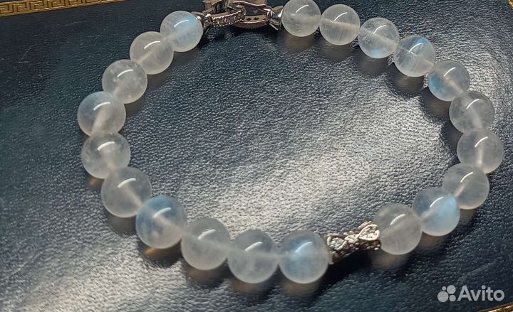 Браслет из натурального лунного камня
