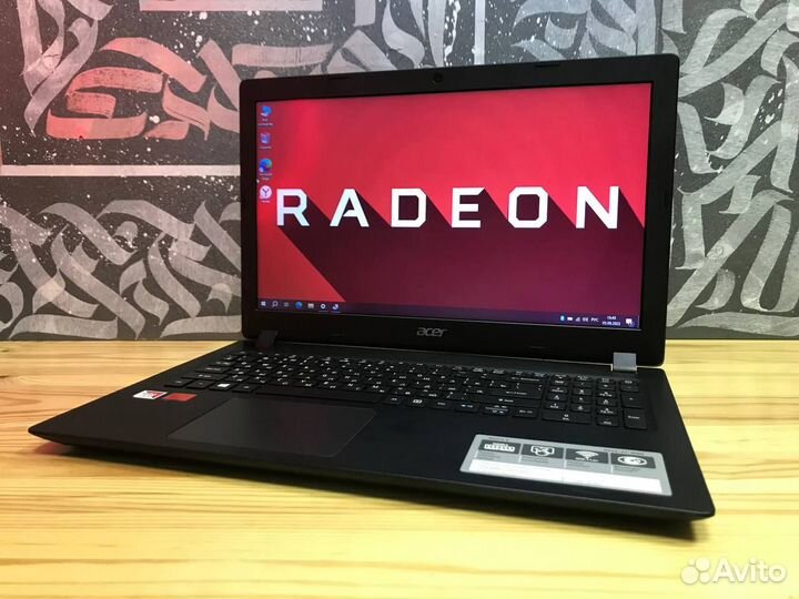 Тонкий ноутбук Acer 6gb DDR4/SSD 512gb