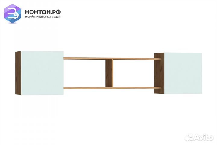 Антресоль Челси Color мята / дуб крафт