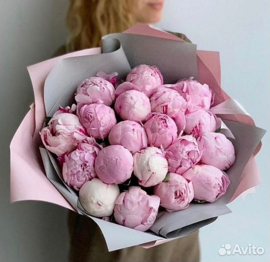 Пионы. Букет из пионов