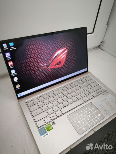 Аsus ZenBook 14\ intel core i5 8265U\nvidia GF