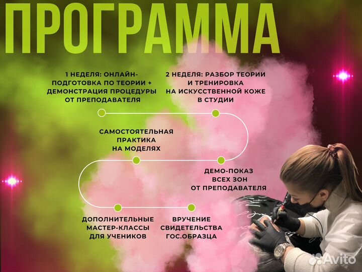 Обучение на перманентный макияж, татуаж курсы