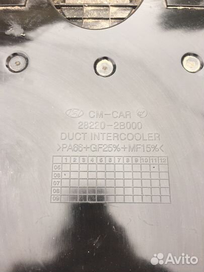 Воздухозаборник Santa Fe