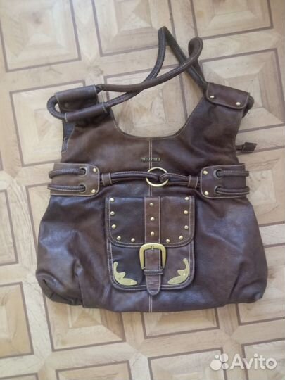 Сумка женская натуральная кожа бу