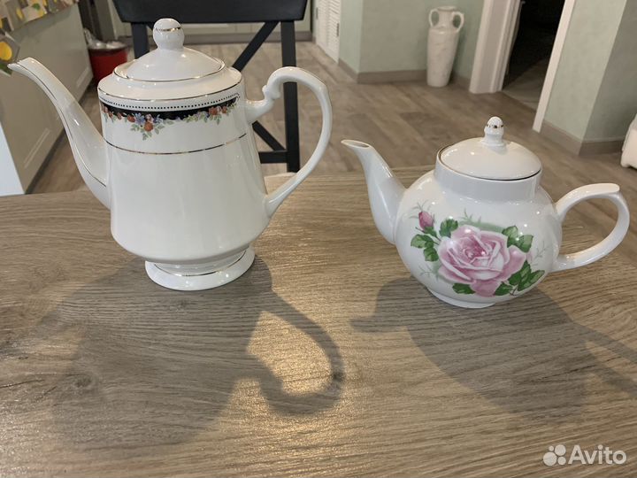Чайники фарфоровые СССР