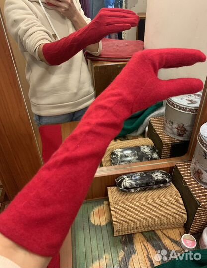 Перчатки длинные