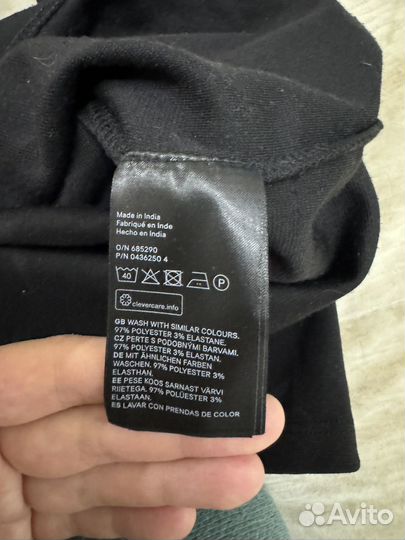 Платье divided hm женское черное размер S