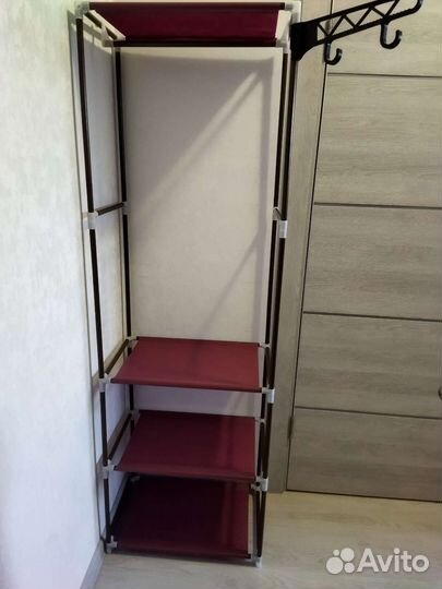 Напольная вешалка стеллаж