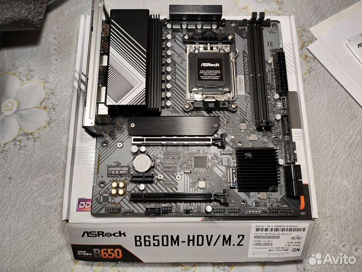 Материнская плата Asrock B650M-HDV/M.2 гарантия