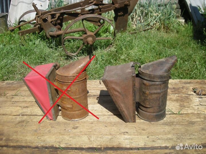 Дымарь для пчёл СССР роевня пчелиный магазин клетк