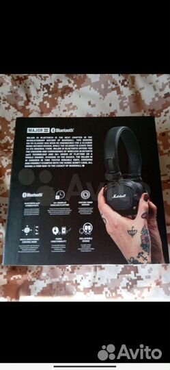 Беспроводные наушники Marshall Major III Bluetooth