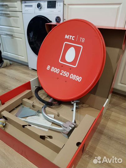 Ресивер, Спутниковая тв тарелка МТС