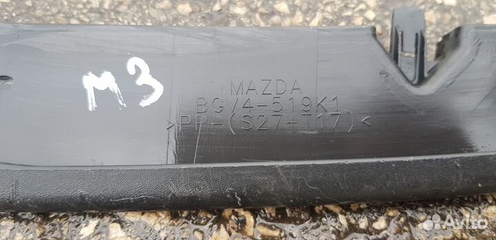 Mazda 3 BL Спойлер переднего бампера