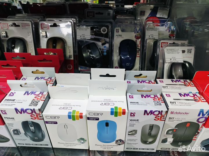 Мышки компьютерные в ассортименте