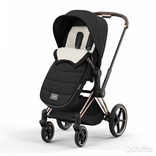 Конверт Cybex Platinum Footmuff Sepia Black