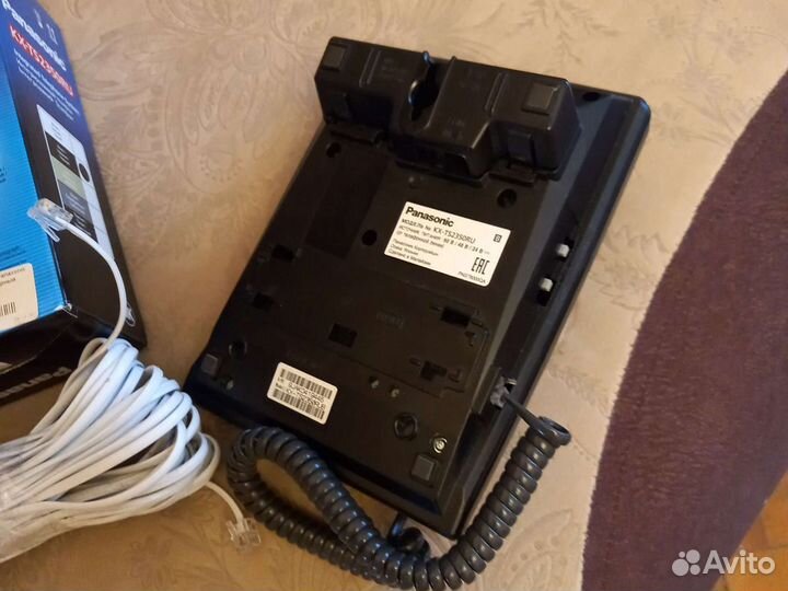 Телефон panasonic с кабелем