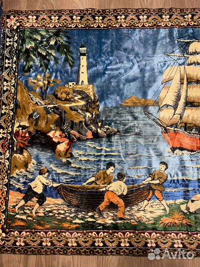 Винтажный ковер бархатный (Гобелен)