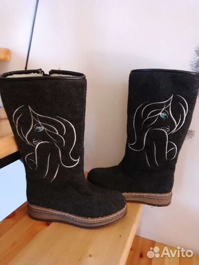 Сапожки войлочные