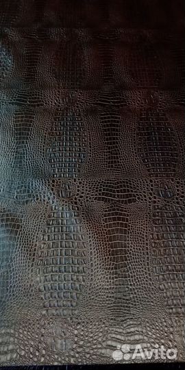 Экокожа крокодил, искусственная кожа крокодил