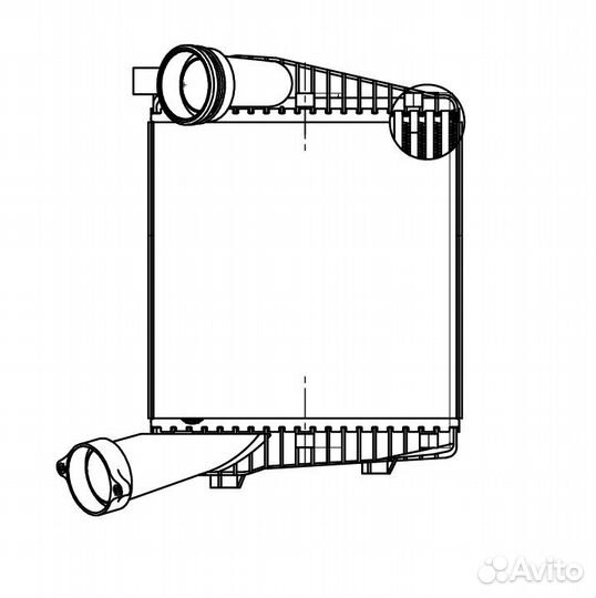 Онв (радиатор интеркулера) для а/м VW lric 1855