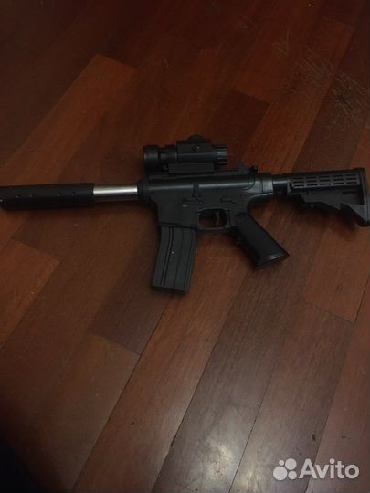 Автомат с плосмасовыми пулями