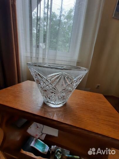Большой Хрустальный салатник
