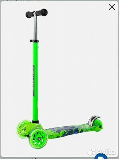 Самокат 3-х колесный детский Reaction MIC 2