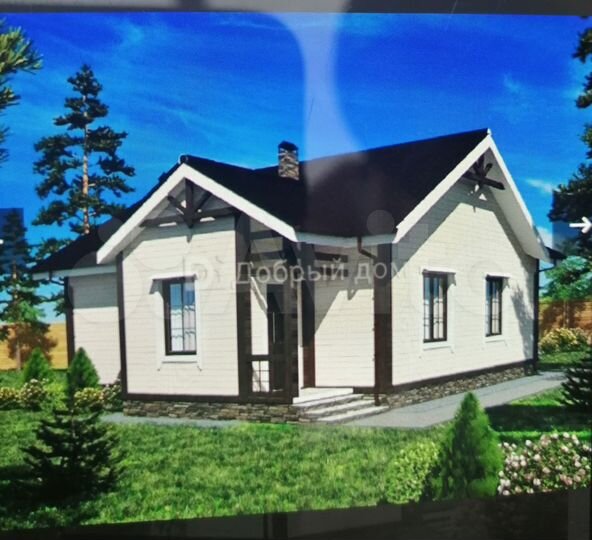 Дом 98 м² на участке 7 сот.