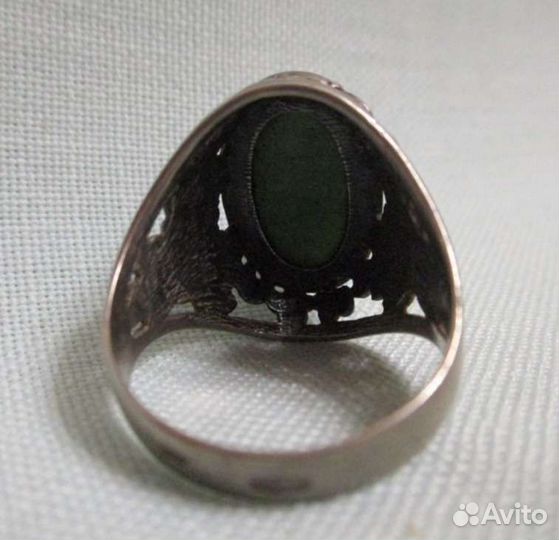 Серебряное кольцо-перстень СССР