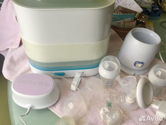 Стерилизатор. подогреватель,молокоотсос