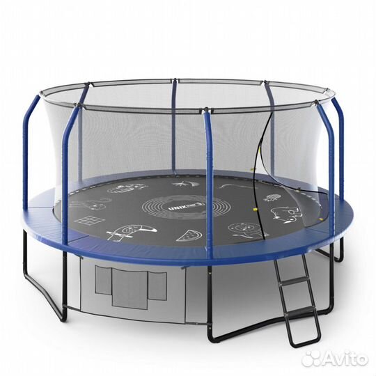 Батут unix line supreme game 14 ft Blue