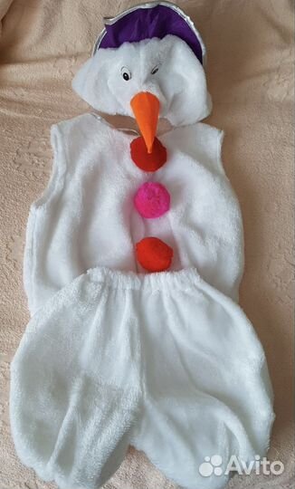 Новогодний костюм снеговика