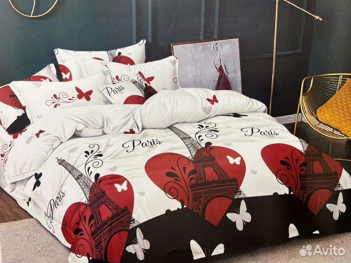 Постельное белье 2 х спальное новое