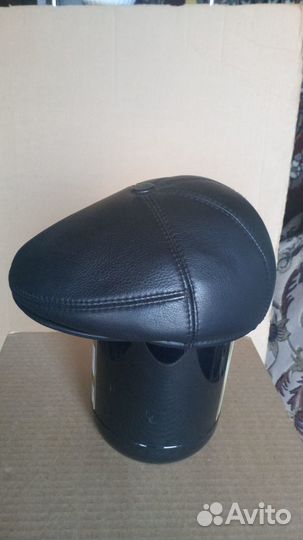 Кепка мужская кожа