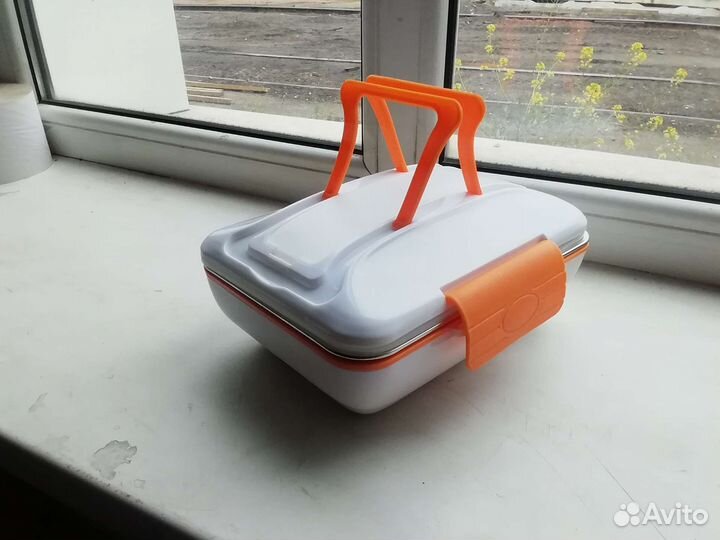 Ланч бокс для еды с подогревом