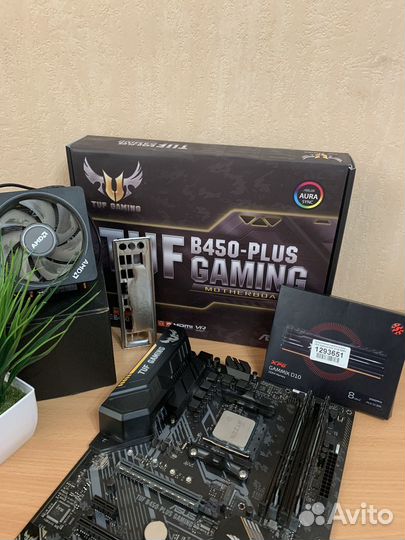 Комплект Ryzen 7 5700x/16gb ddr4/b450 plus