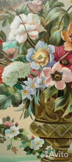 Картина маслом на холсте цветы