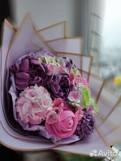 Зефирные букеты, коробки, корзины