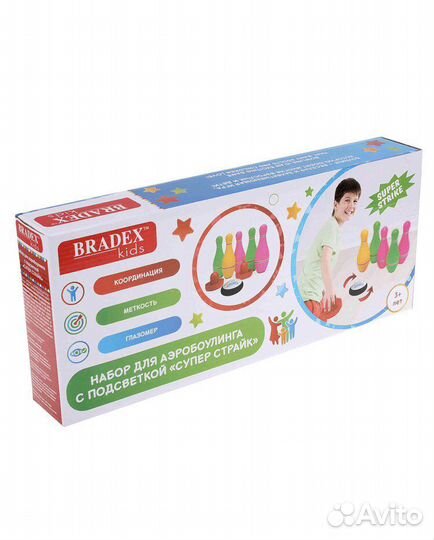 Набор для аэробоулинга с подсветкой bradex