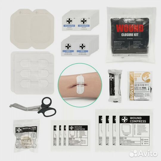 Набор для ухода за ранами Rhino Rescue Wound Clos