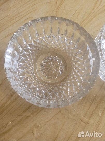 Ваза для фруктов хрусталь СССР