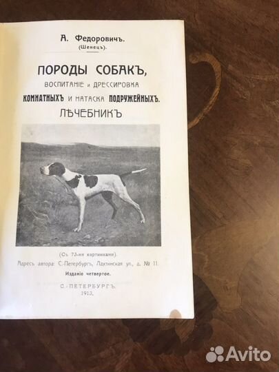 Федорович А. (Шенец). Породы собак 1913