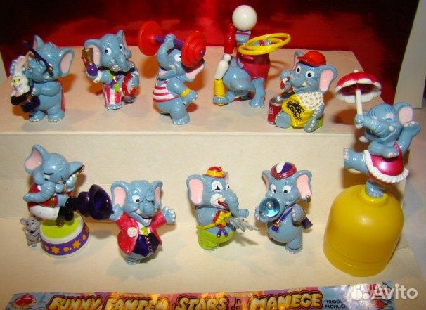 Слоны пляжные, слоники цирковые, строители