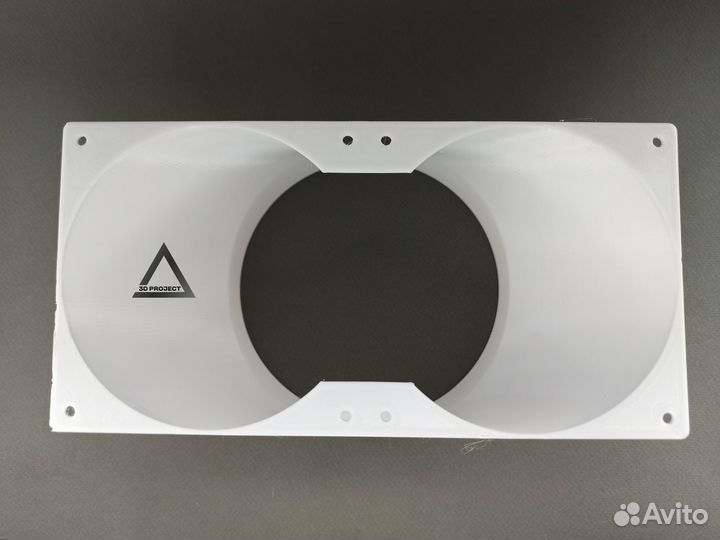 Переходник, фланец на asic под гофру