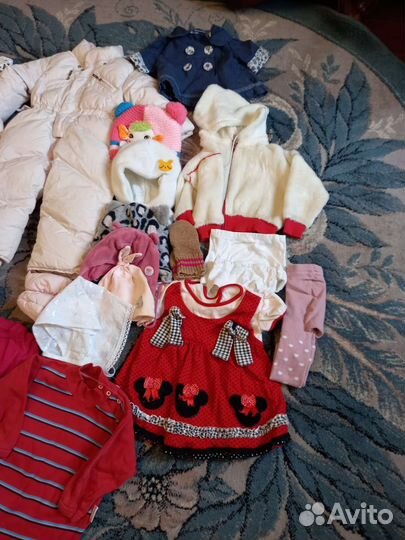 Пакет вещей на девочку от 4 мес до года