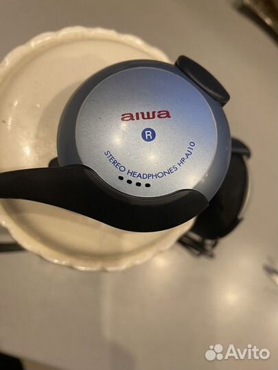 Винтажные наушники для плеера aiwa