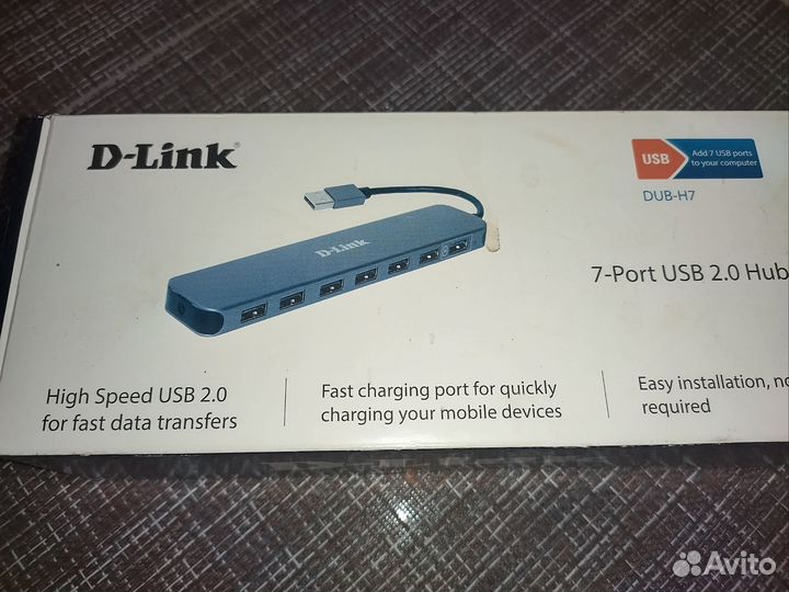 Usb хаб D-Link DUB-H7